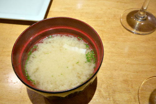 Sea Bass Miso Soup