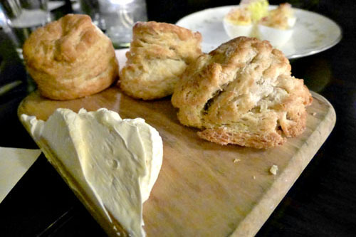 Buttermilk Biscuit with Burnt Orange Honey Butter