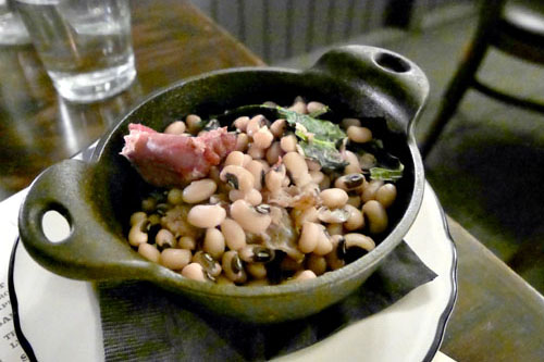 Black-Eyed Peas, Simmered Ham Hock and CG Kale