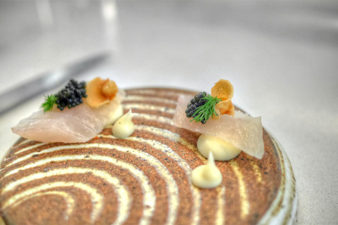 smoked sturgeon, parsnip & caviar