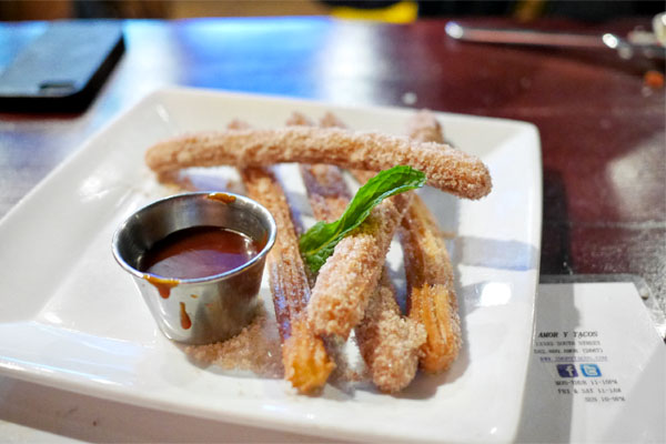 Churros w/Salted Caramel