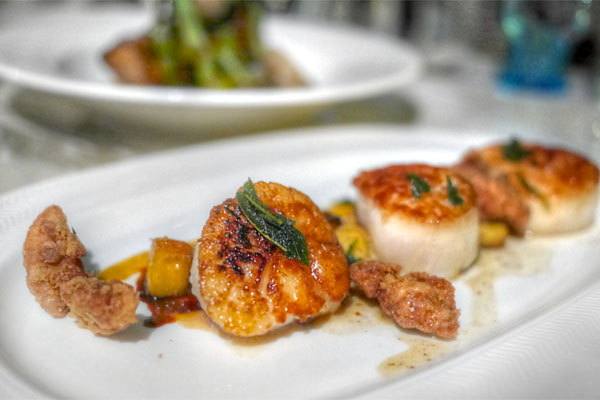 Seared Diver Scallops