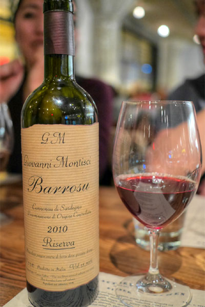 2010 Giovanni Montisci Cannonau di Sardegna Barrosu Riserva