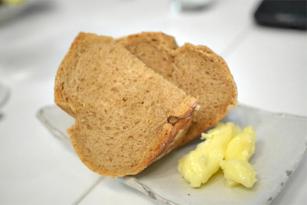 beer & rye bread, cultured butter