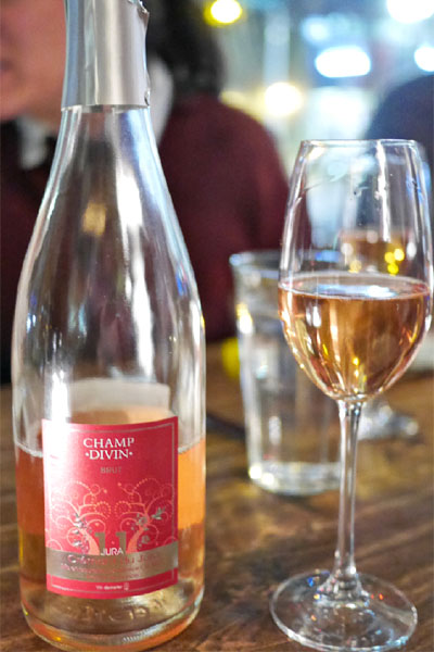 Crémant du Jura Brut Rosé, Champ Divin, '11