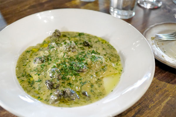 Escargot Ravioli