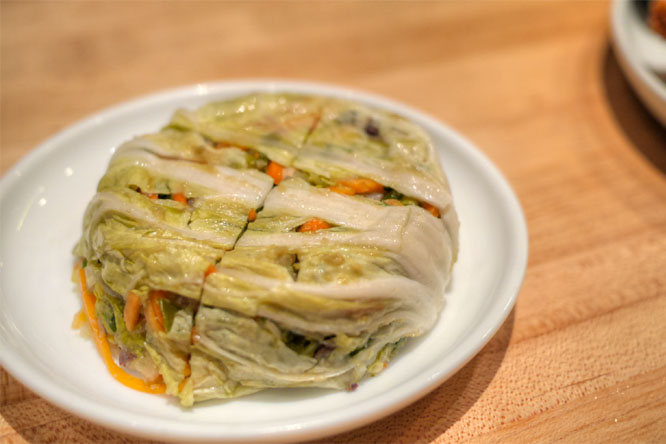 White stuffed kimchi