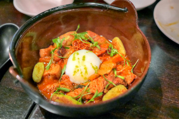 Honeycomb Tripe and Kimchi Stew