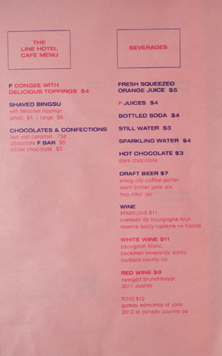 POT Cafe Menu