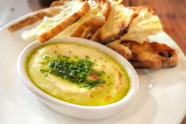 Salt Cod Brandade with Chives & Garlic Toast