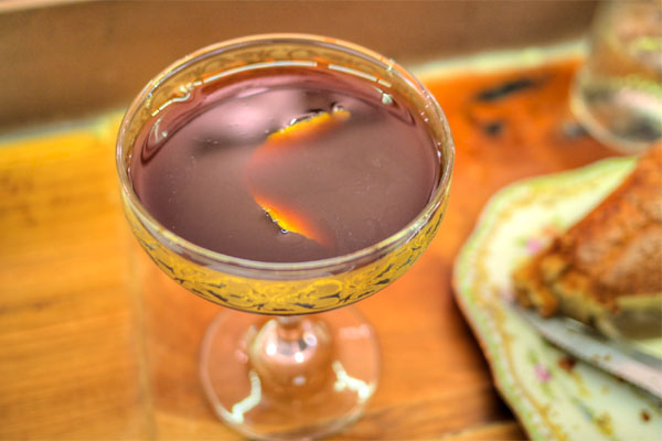 Gin, Sweet Vermouth, Fig Balsamic