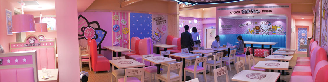 Hello Kitty Kitchen and Dining Interior: Second Floor