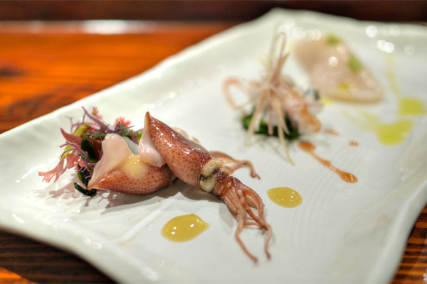 Baby Squid / Conger Eel / Hokkaido Scallop