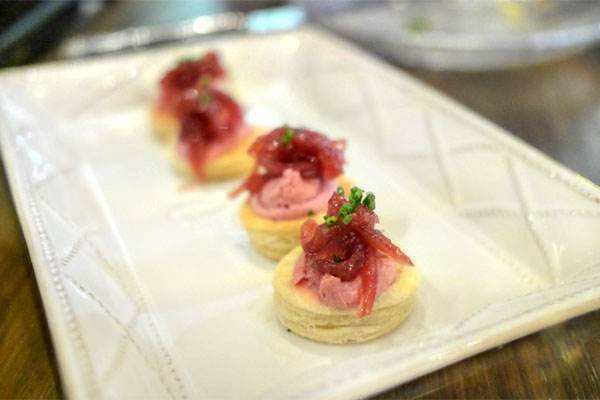 DUCK LIVER MOUSSE TARTS