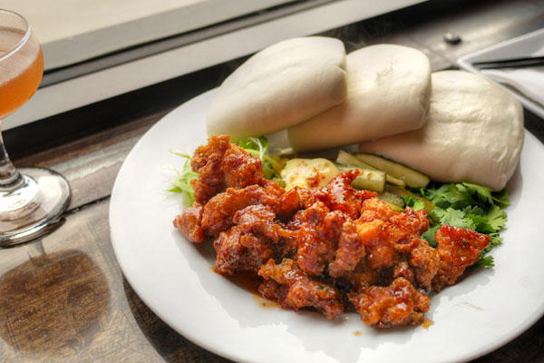 Fried Chicken Steamed Buns