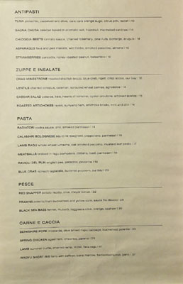 Aggio Menu