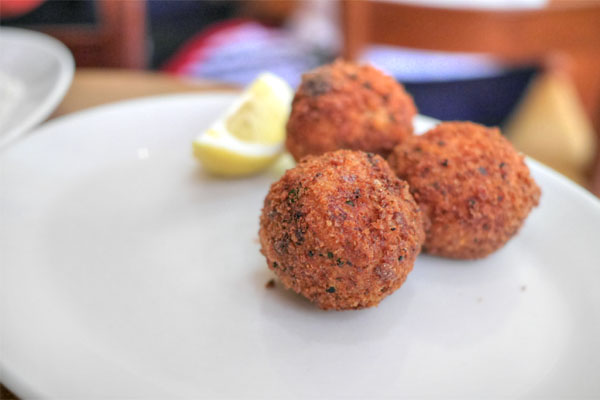 Salt cod croquettes