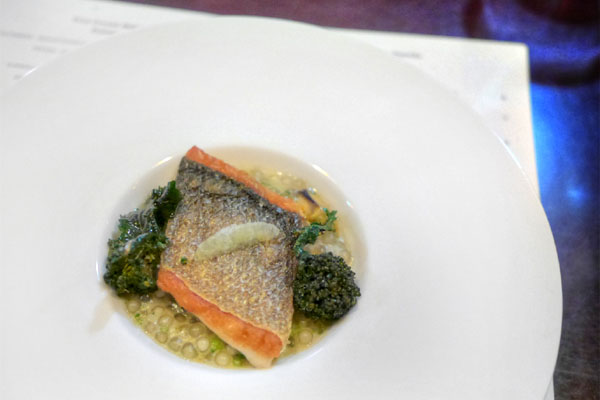 BRANZINO - Shellfish Tapioca - Fried Broccoli - Lemon