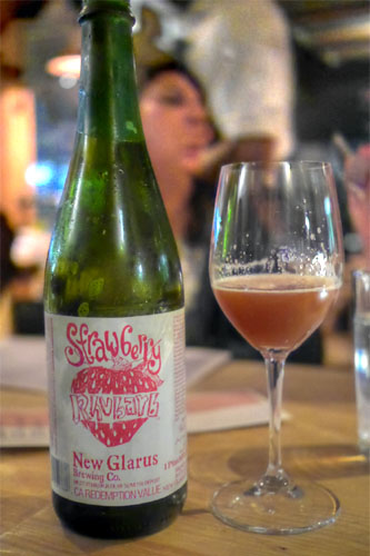 2013 New Glarus Strawberry Rhubarb