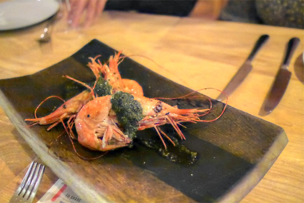 Wild Spot Prawns a la Plancha