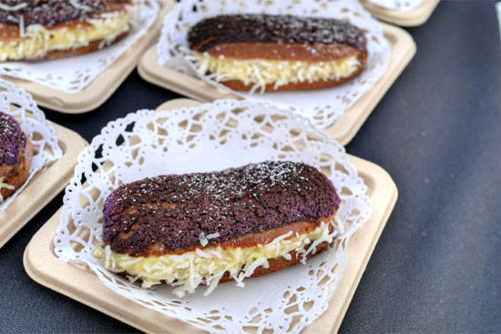 Ube Coconut Éclair