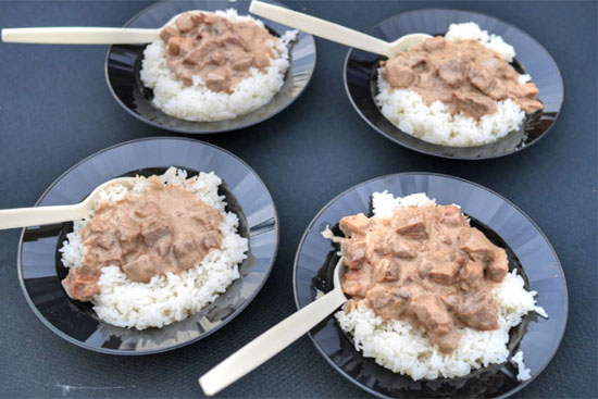 Coconut Beef and Rice