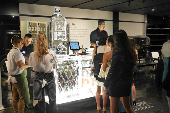 Ketel One ice bar