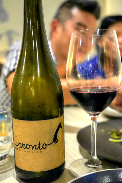 Pronto, Lambrusco Secco, Salamino Blend, Emilia, Italy, NV