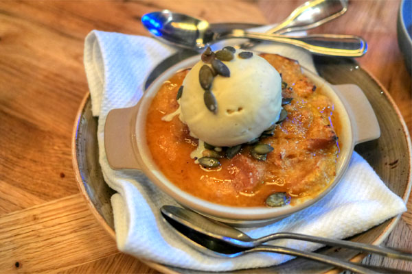 Pumpkin Bread Pudding