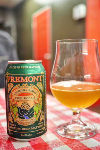 2014 Fremont Brewing Cowiche Canyon Organic Fresh Hop Ale