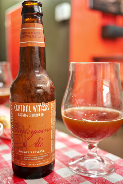 2014 Central Waters Bourbon Barrel Barleywine Ale