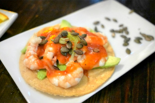 Shrimp Tostada