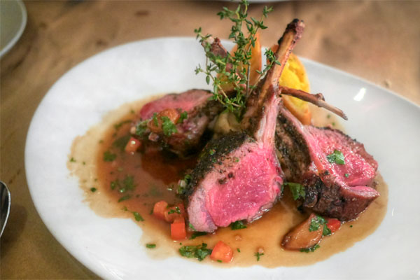 Pan Roasted Rack of Lamb