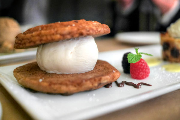 Lisa's Fresh Baked Chocolate Chip Ice Cream Sandwich