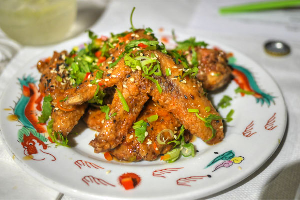 DOUBLE-FRIED SWEET GINGER CHICKEN WAAAAAAAAANGS