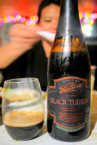 2014 The Bruery Rum Barrel Aged Black Tuesday