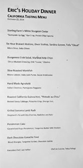 Spago California Tasting Menu