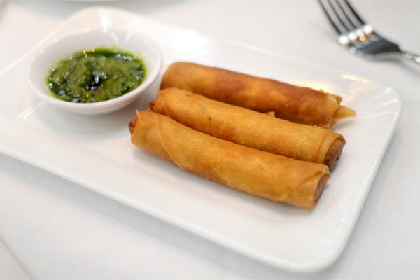 Hamachi Egg Rolls