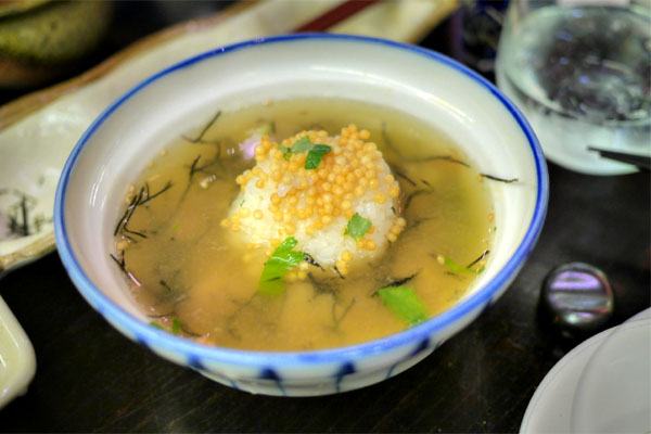 Wild Snapper Sashimi Ochazuke