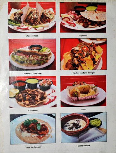 Mexicali Taco & Co Picture Menu