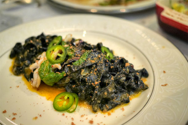 Squid Ink Tagliatelle