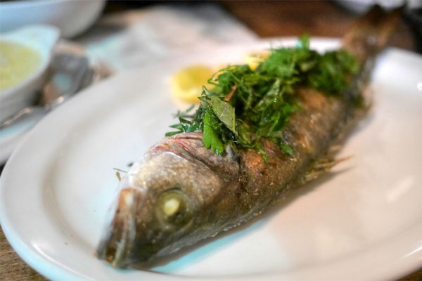 Whole Branzino