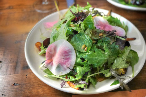 The farmer's dozen - 12 seasonal raw and roasted veggies, herbs, pepita 'butter' lime vinaigrette