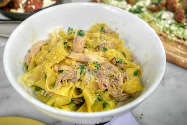 rotisserie chicken pappardelle