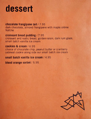 Stir Market Dessert Menu