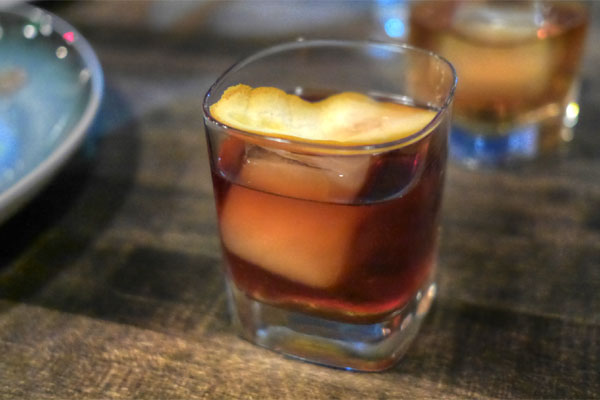 Barrel Aged Bourbon Manhattan