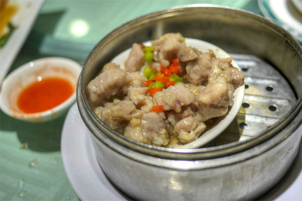 Steamed Spare Ribs in Black Bean Sauce