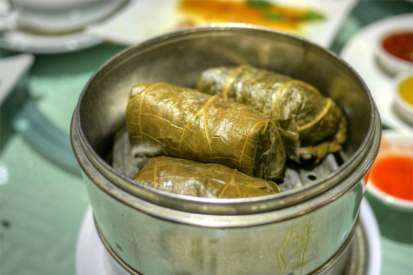 Sticky Rice Wrapped w/Lotus Leaf