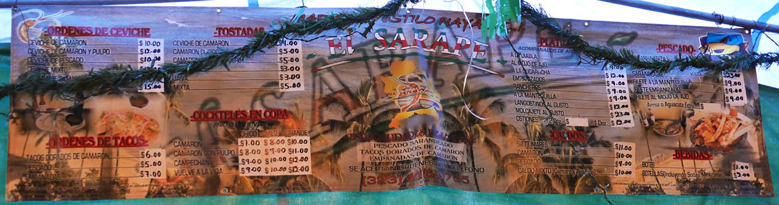 El Sarape Menu