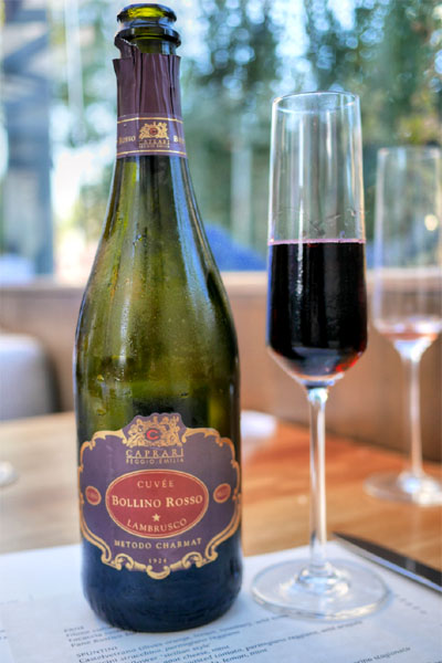 Caprari 'Bollino Rosso' Lambrusco NV, Emilia-Romagna